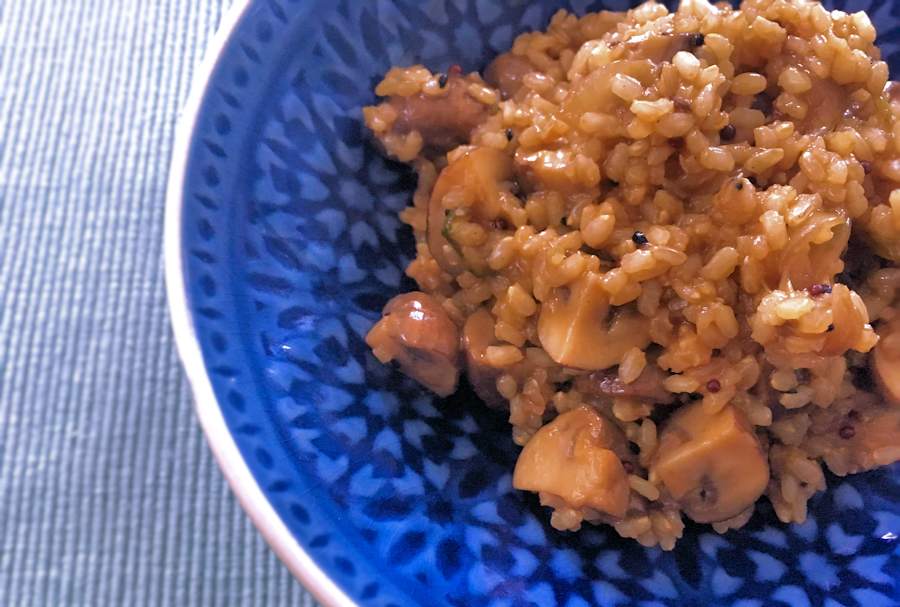 Brown Rice With Mushrooms | Recipe | Cuisine Fiend